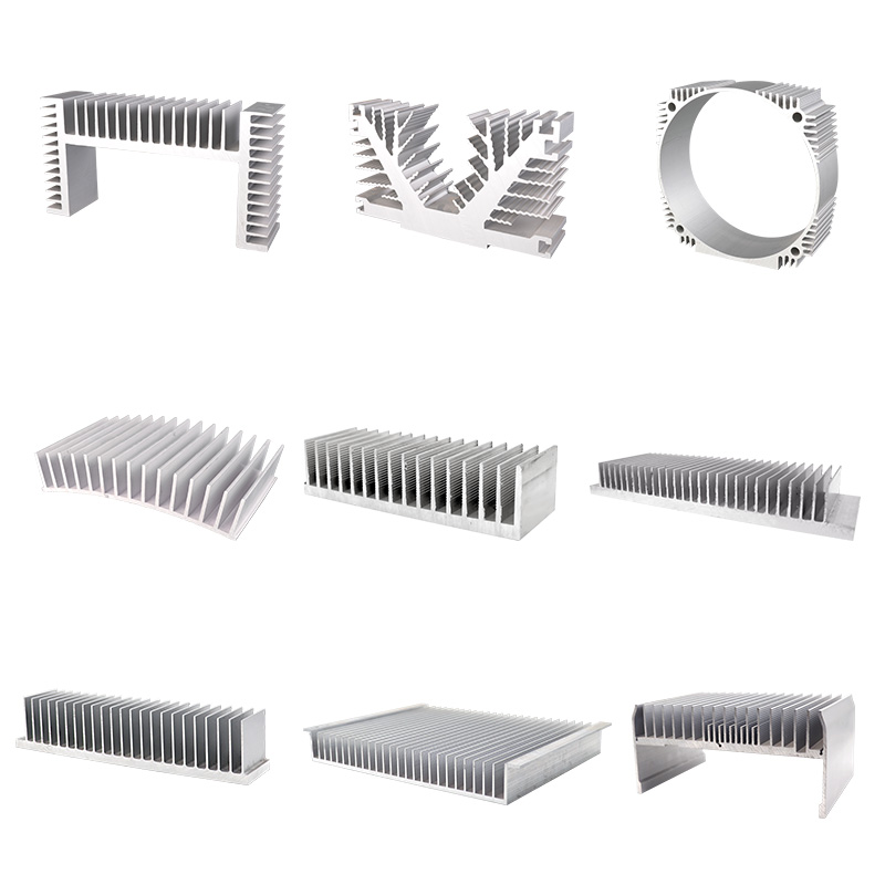 Customized aluminium heat sink extrusion profile manufacturer